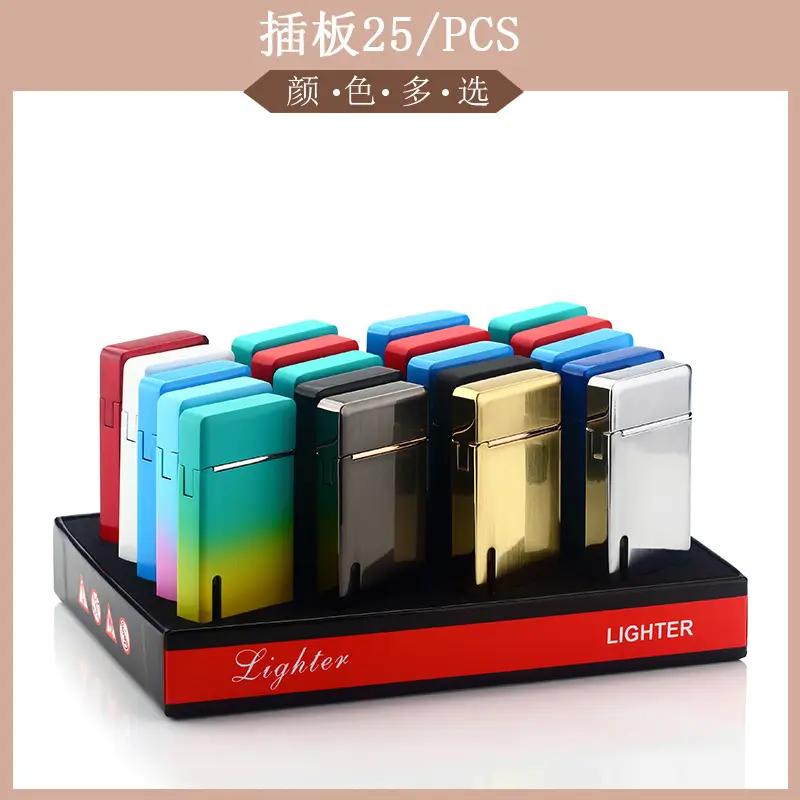 Windproof Red Flame Transom Lighter for Personalized Gifts - Image 8