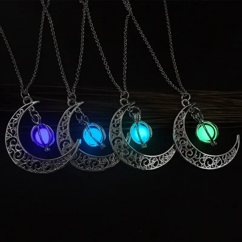 Luminous Moon Necklace for Women Halloween - Image 6
