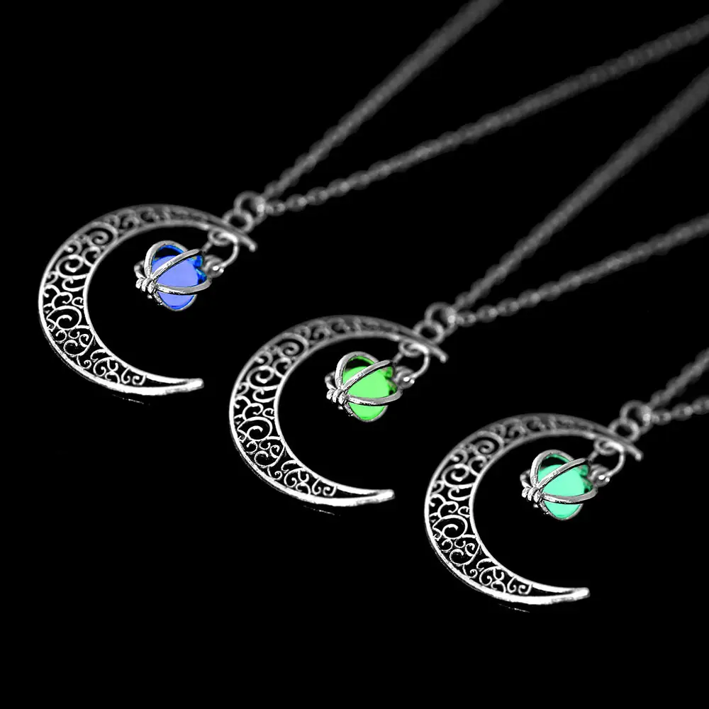 Luminous Moon Necklace for Women Halloween - Image 7