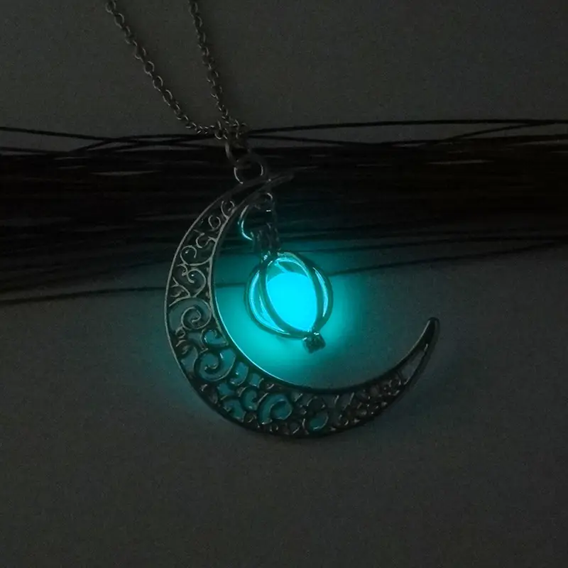 Luminous Moon Necklace for Women Halloween - Image 8