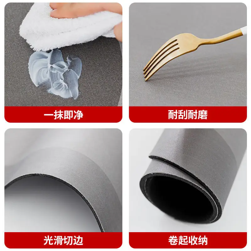 Kitchen Drain Mat Countertop Anti-Scalding Green