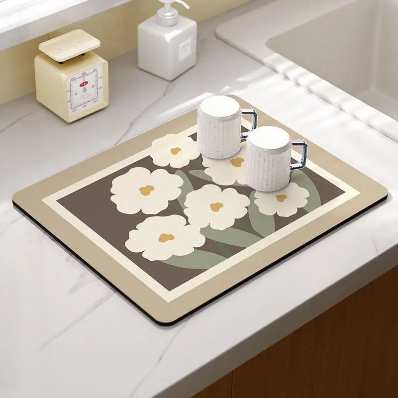 Drain mat-Jungle floret