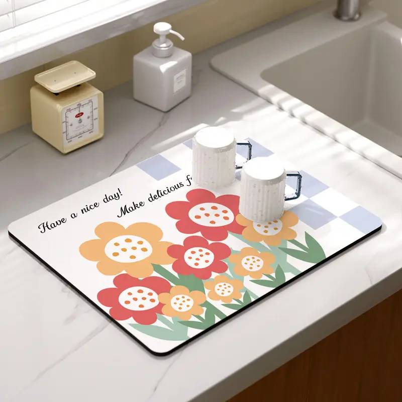 Drain-free mat-flower grid
