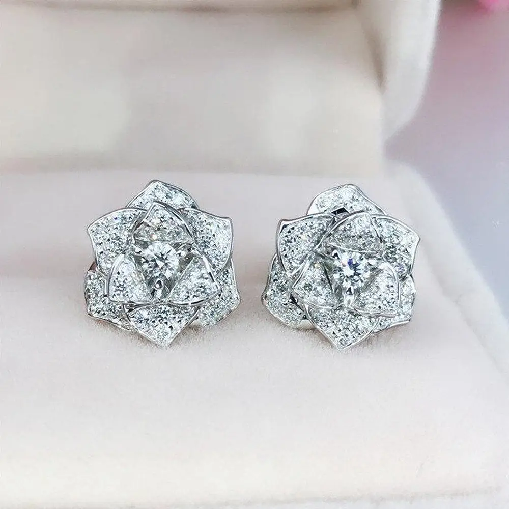 Cao Shi Zircon Cross Earrings for Women — feature 7