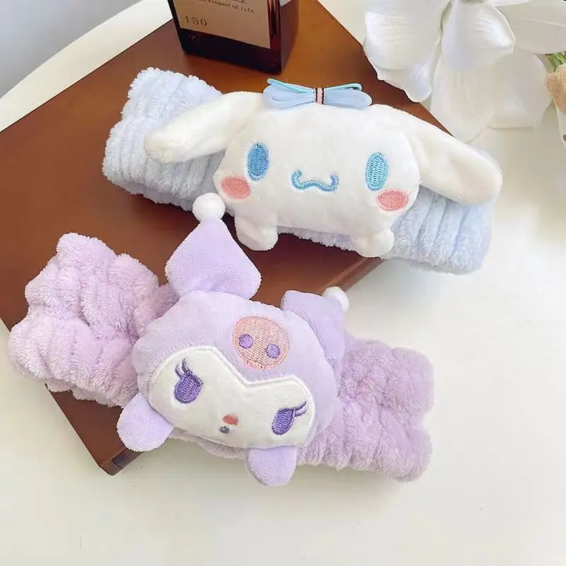 Sanrio Plush Hair Bands with Heart Doll Design