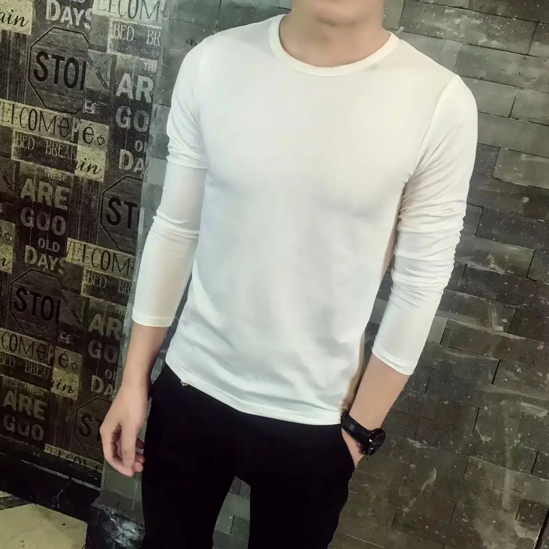 2021 Men's White Crewneck Sweatshirt with Pocket - Image 8