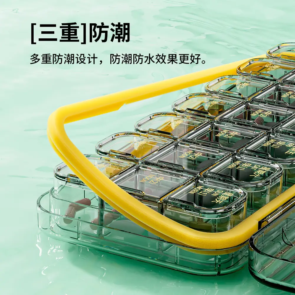 Portable Medicine Dispenser Large Capacity Three Meals a Day - Image 6