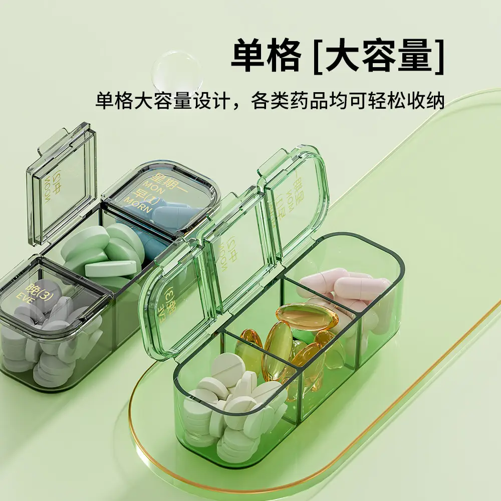 Portable Medicine Dispenser Large Capacity Three Meals a Day - Image 7