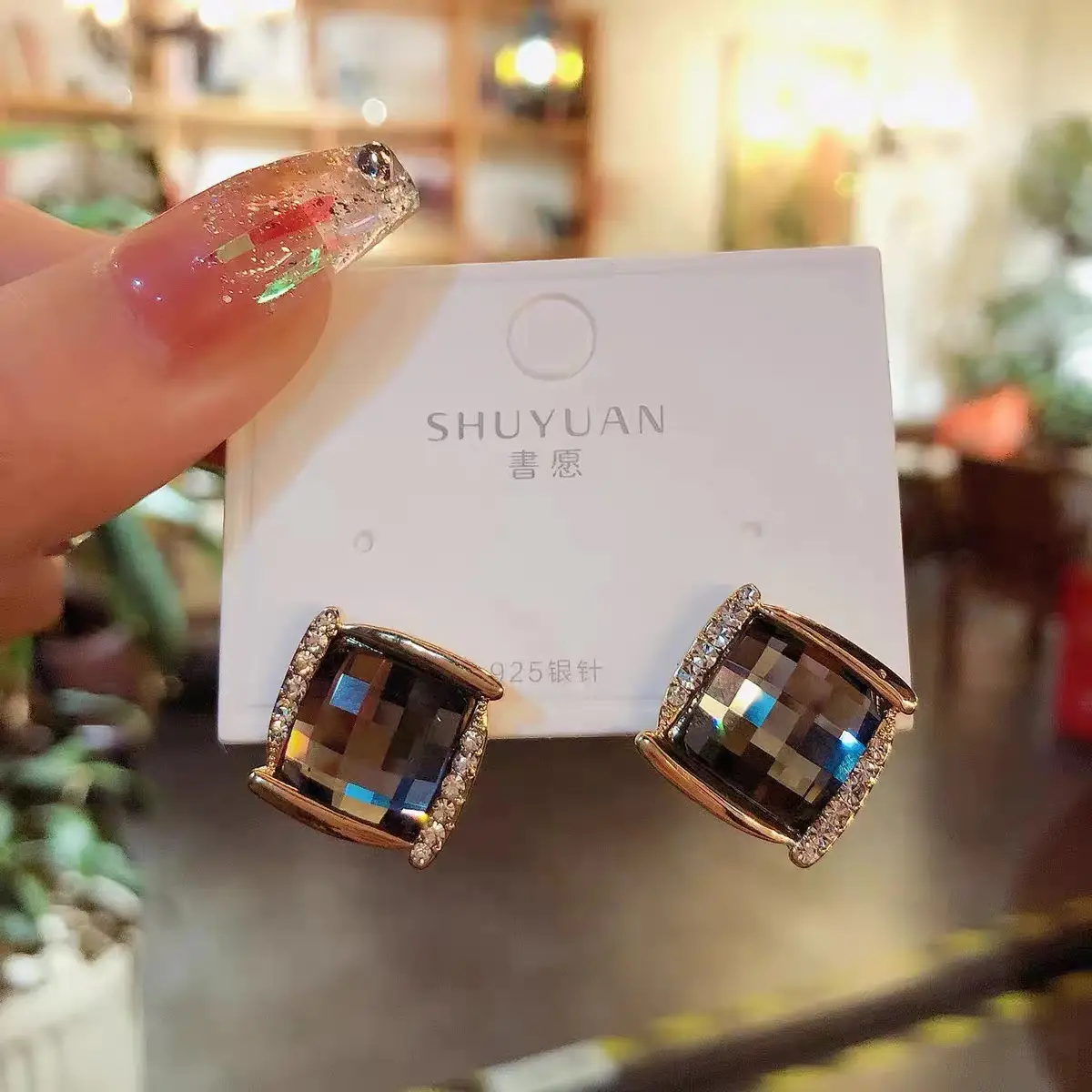 Advanced Cat's Eye Earrings 2022 New Fashion South Korea