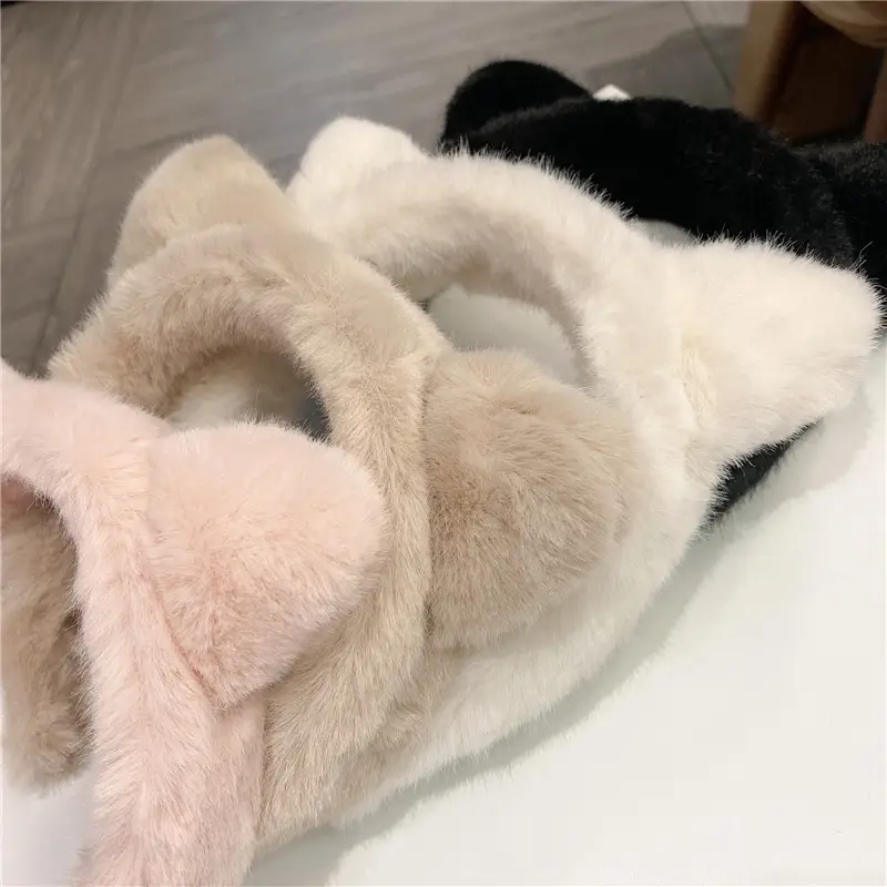 Plush Cat Ears Hair Band for Women - Image 4