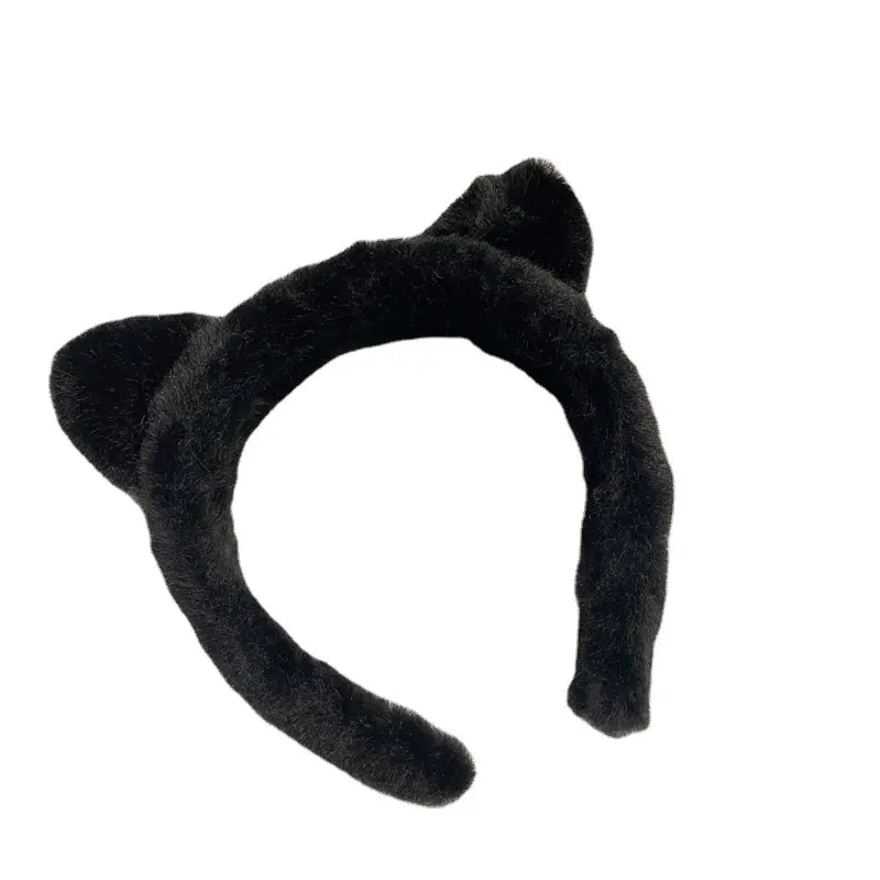 Plush Cat Ears Hair Band for Women - Image 7