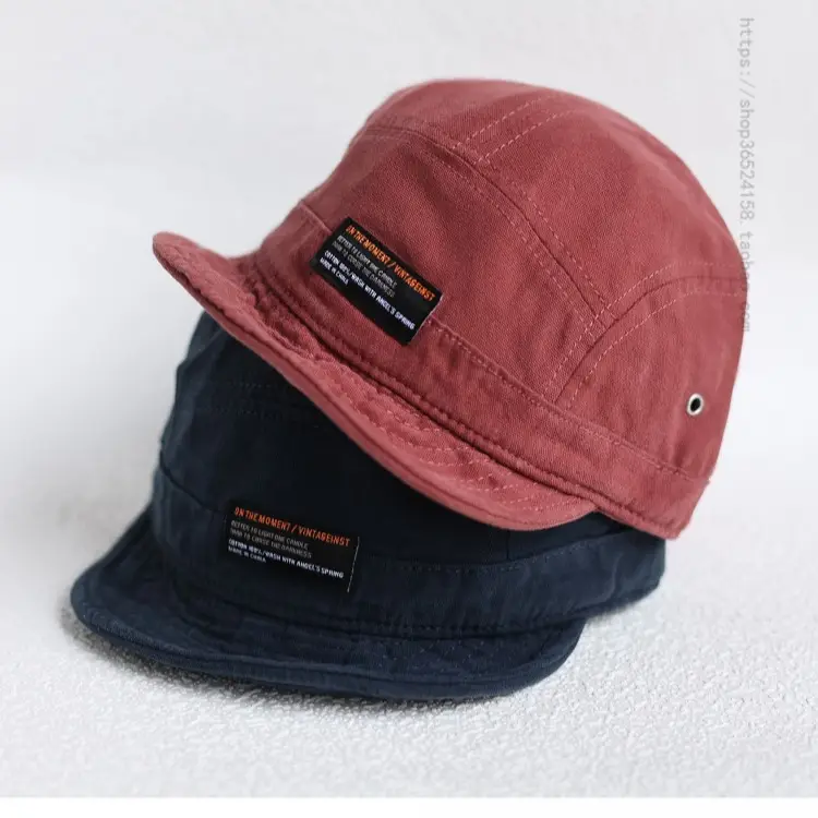 Japanese Style Retro Hat Men's Reverse Rim Short Rim Cap - Image 7