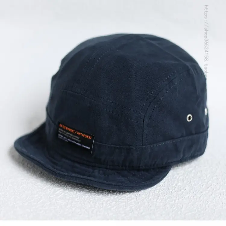 Japanese Style Retro Hat Men's Reverse Rim Short Rim Cap - Image 9