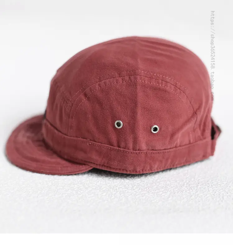 Japanese Style Retro Hat Men's Reverse Rim Short Rim Cap — feature 14