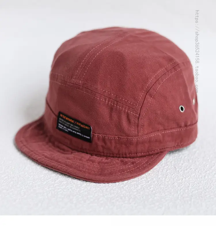 Japanese Style Retro Hat Men's Reverse Rim Short Rim Cap — feature 3