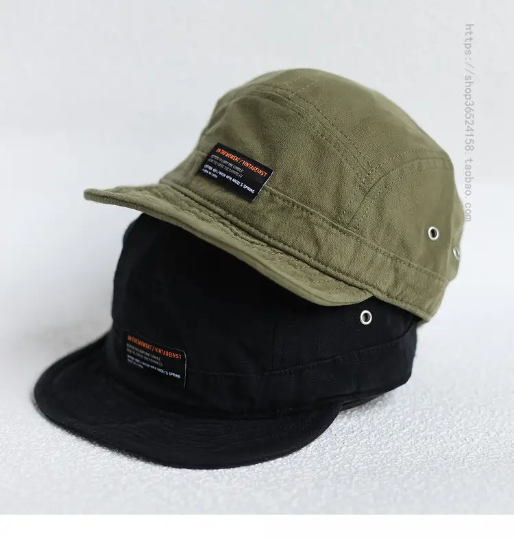 Japanese Style Retro Hat Men's Reverse Rim Short Rim Cap — feature 7