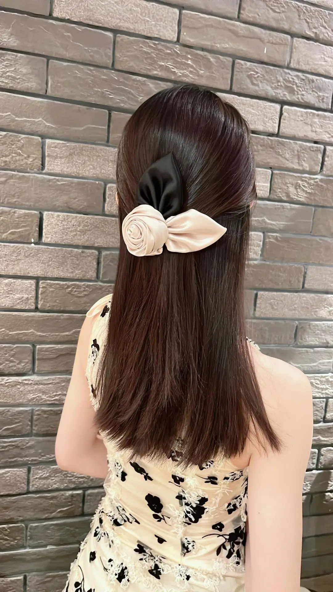 Elegant 3D Rose Hairpin with Spring Clip — feature 12
