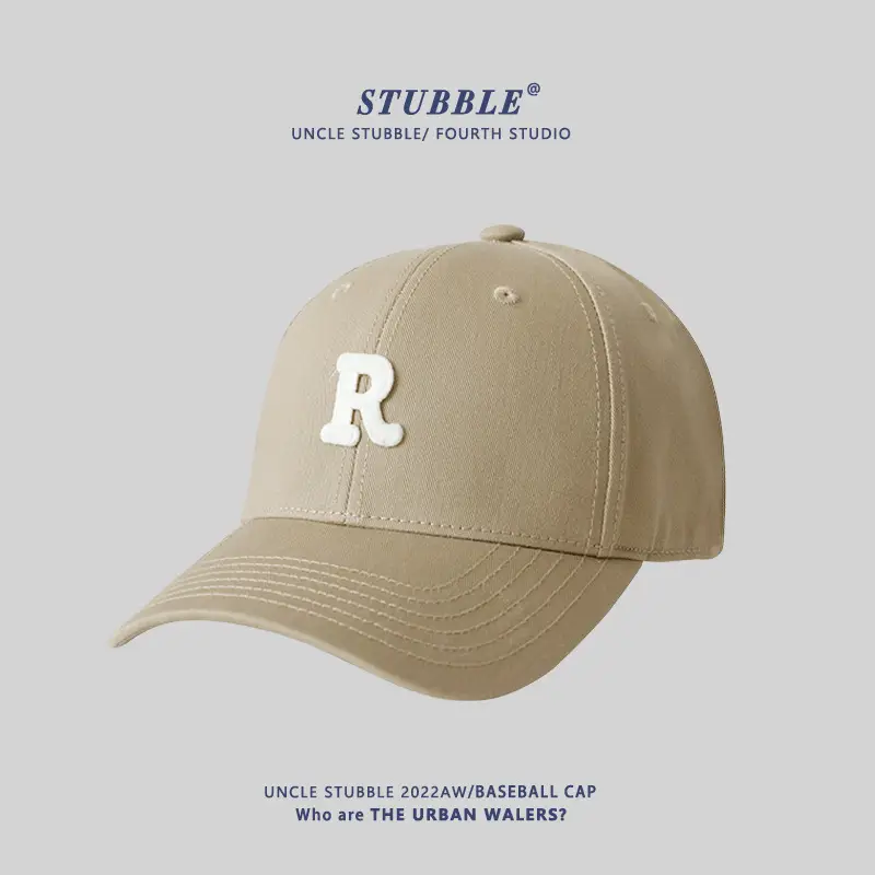 Pink Letter R Baseball Cap Women Men - Image 3