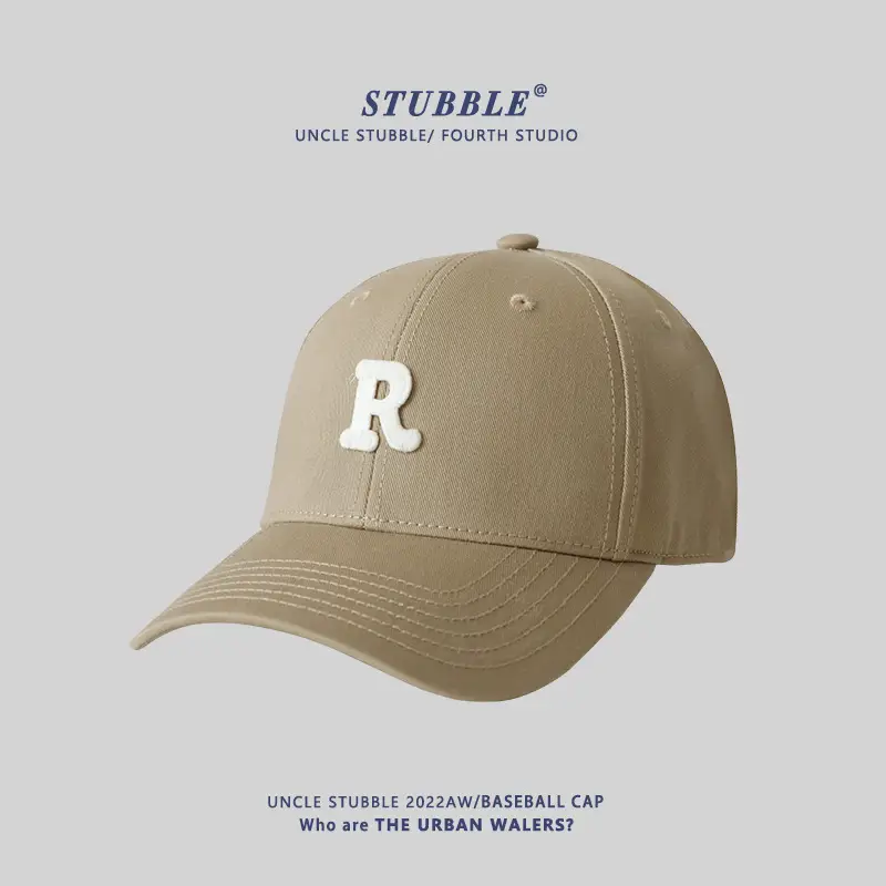 Pink Letter R Baseball Cap Women Men - Image 4