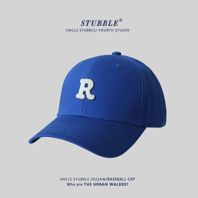 Pink Letter R Baseball Cap Women Men - Image 8