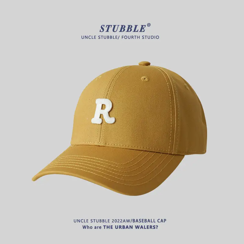 Pink Letter R Baseball Cap Women Men - Image 9