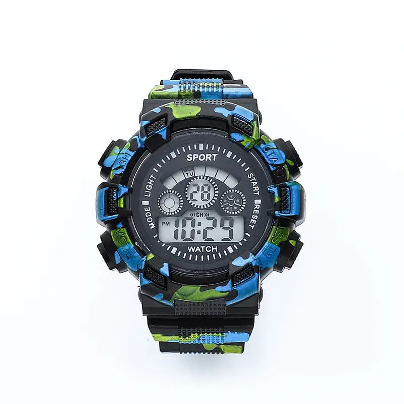 Multifunctional Electronic Camouflage Watch for Men - Image 2