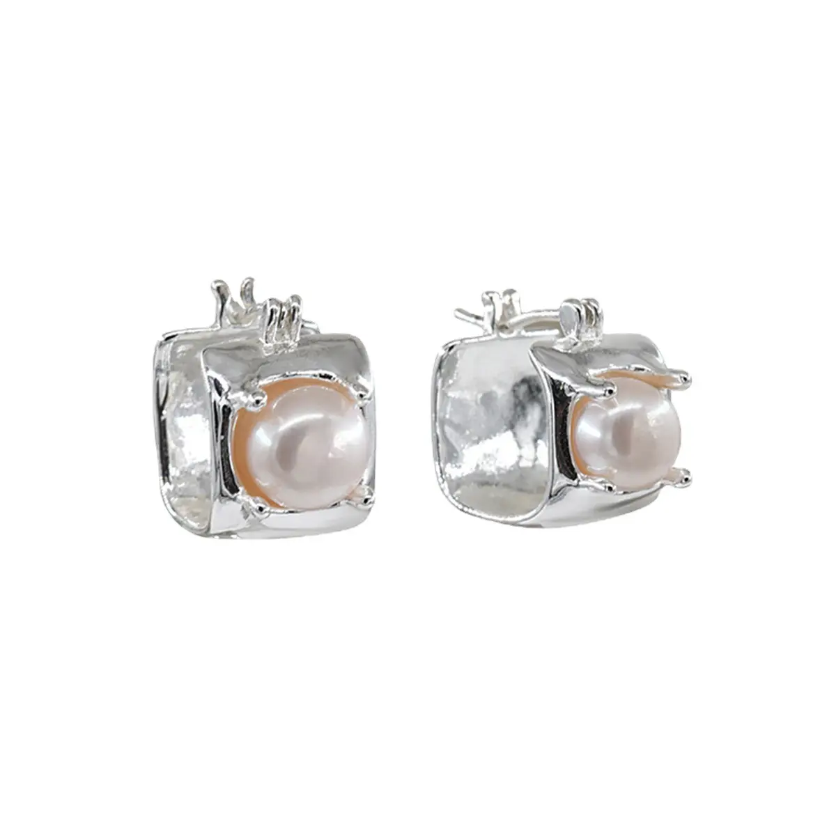 Korean Style Pearl Earrings Women S925 Silver - Image 6