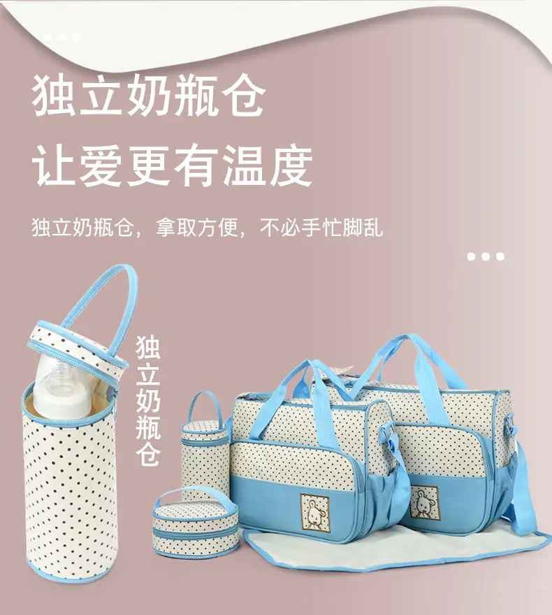 Purple Parent-Child Travel Bag Set with Crossbody & Shoulder Options — feature 15