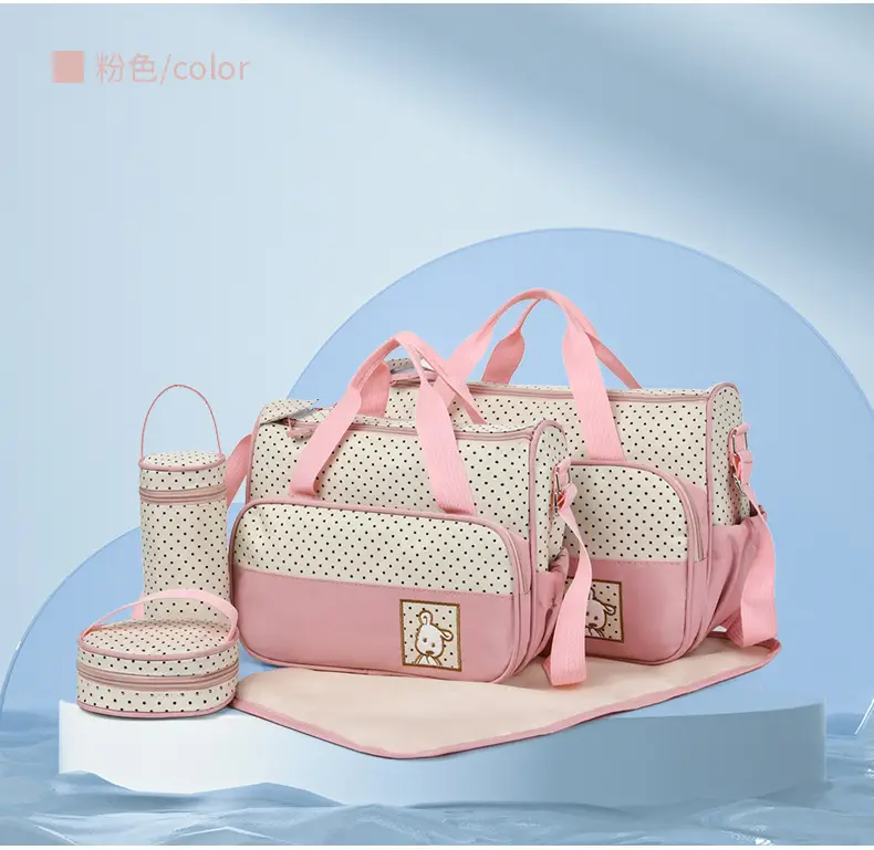 Purple Parent-Child Travel Bag Set with Crossbody & Shoulder Options — feature 22