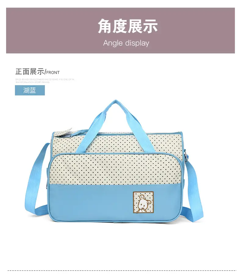 Purple Parent-Child Travel Bag Set with Crossbody & Shoulder Options — feature 27