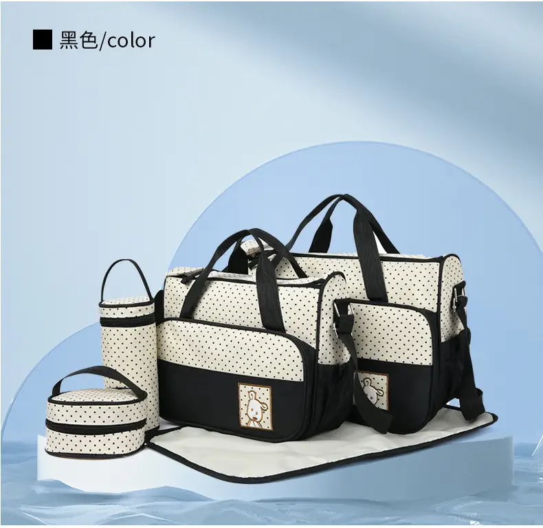 Purple Parent-Child Travel Bag Set with Crossbody & Shoulder Options — feature 33