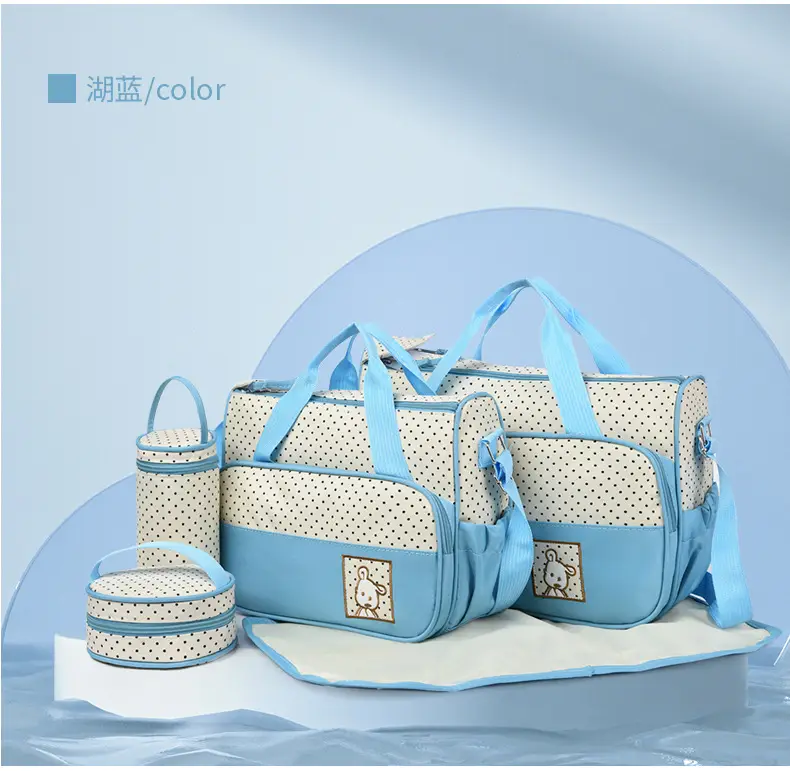 Purple Parent-Child Travel Bag Set with Crossbody & Shoulder Options — feature 34
