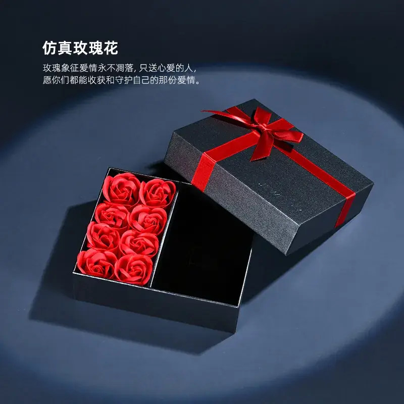 Roses in Elegant Gift Box Set - Image 3
