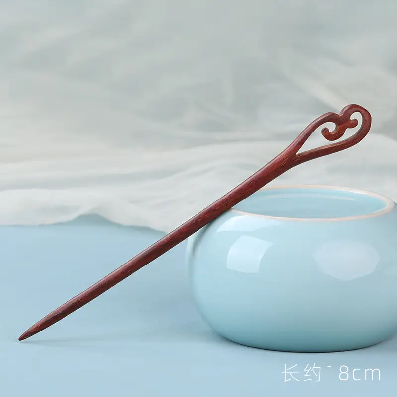 Red Sandalwood Hairpin for Daily Use - Image 16