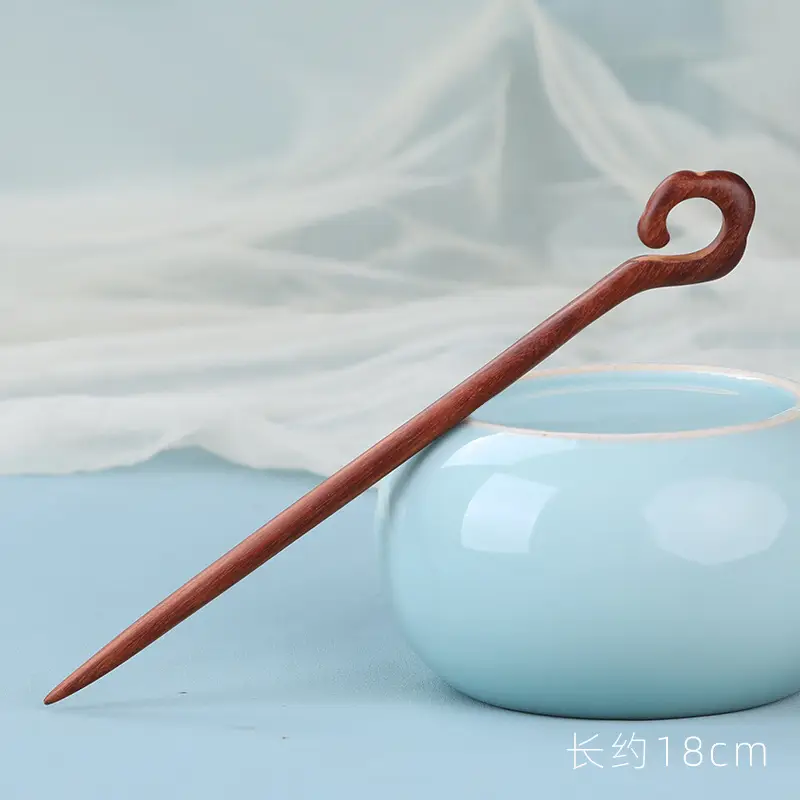 Red Sandalwood Hairpin for Daily Use - Image 18