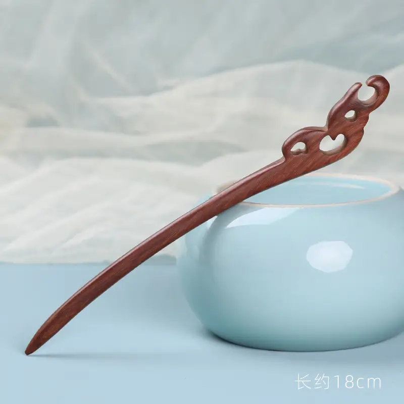 Red Sandalwood Hairpin for Daily Use - Image 19