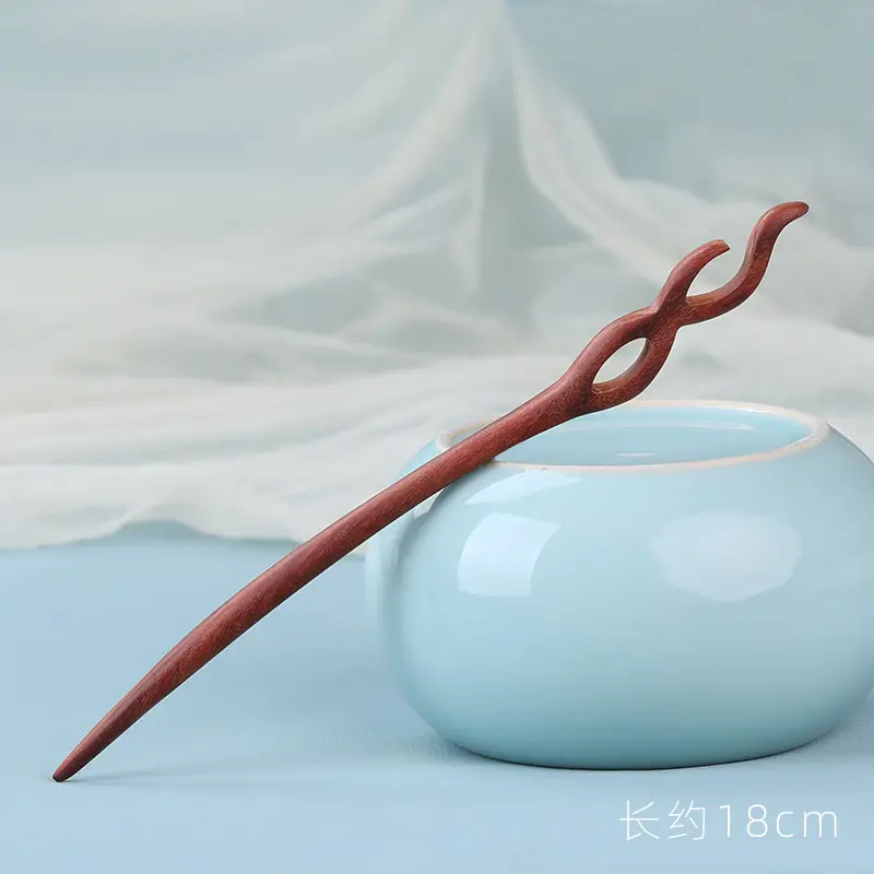 Red Sandalwood Hairpin for Daily Use - Image 2