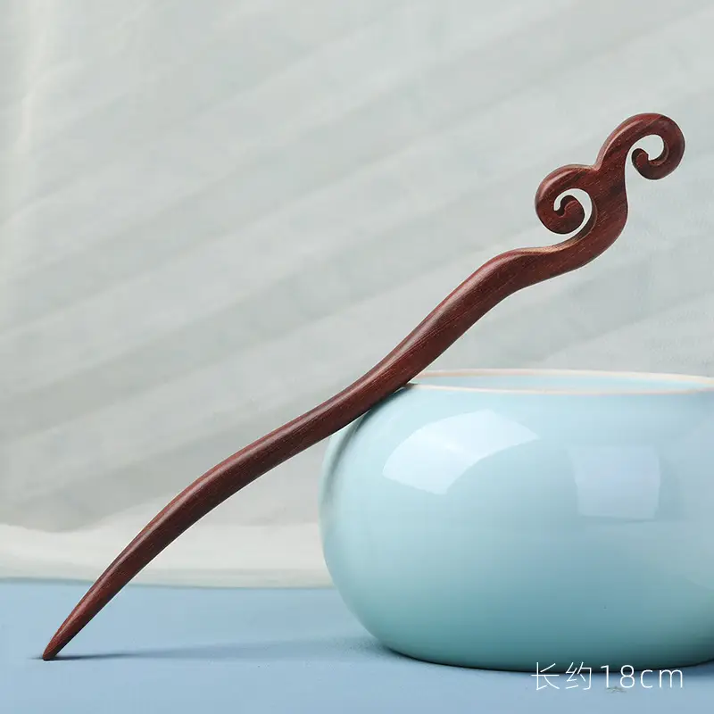 Red Sandalwood Hairpin for Daily Use - Image 20