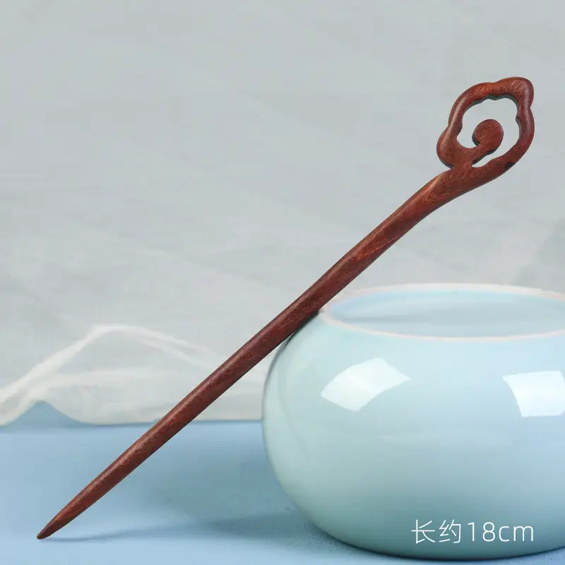 Red Sandalwood Hairpin for Daily Use - Image 22