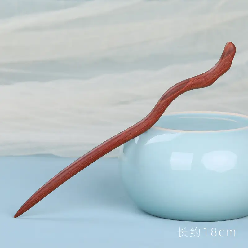 Red Sandalwood Hairpin for Daily Use - Image 23