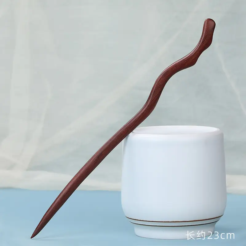 Red Sandalwood Hairpin for Daily Use - Image 25