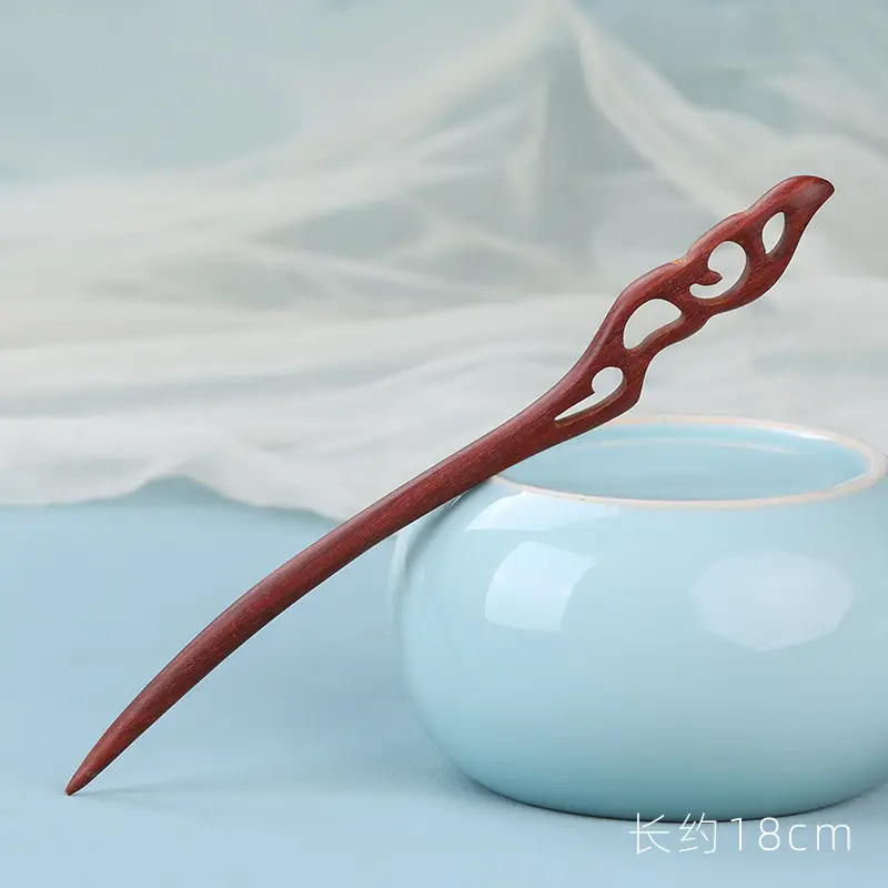 Red Sandalwood Hairpin for Daily Use - Image 3