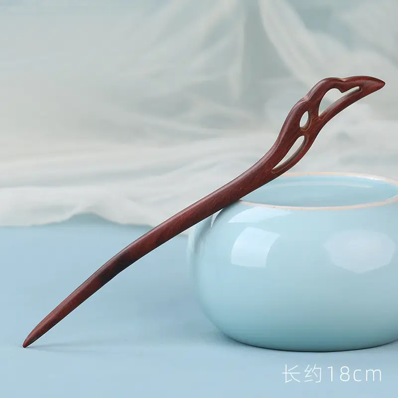 Red Sandalwood Hairpin for Daily Use - Image 5