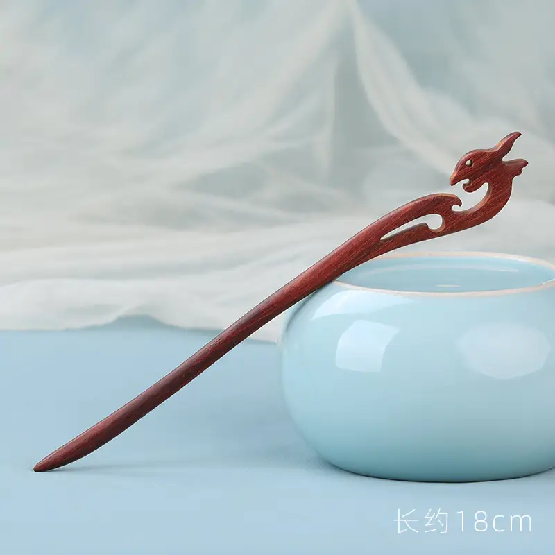 Red Sandalwood Hairpin for Daily Use - Image 6