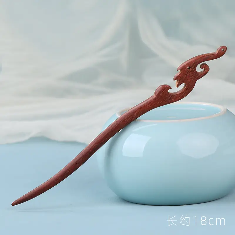 Red Sandalwood Hairpin for Daily Use - Image 9