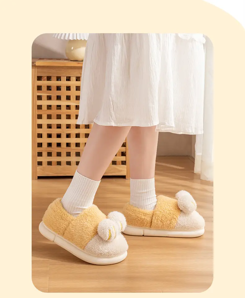 Winter Fleece Lined Cotton Slippers for Men — feature 16