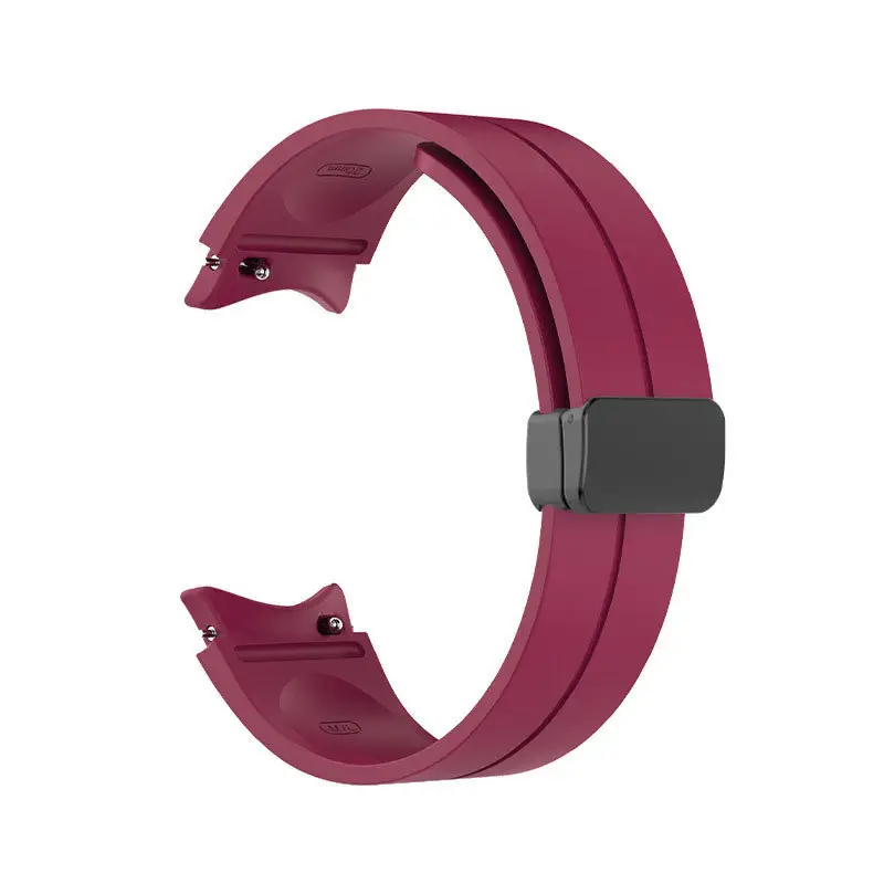 Samsung Galaxy Watch 5 Pro Magnetic Buckle Strap Maroon - Image 7