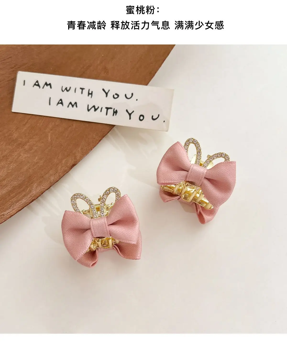 Red Bow Hairpin for Girls with Glitter Clip — feature 10