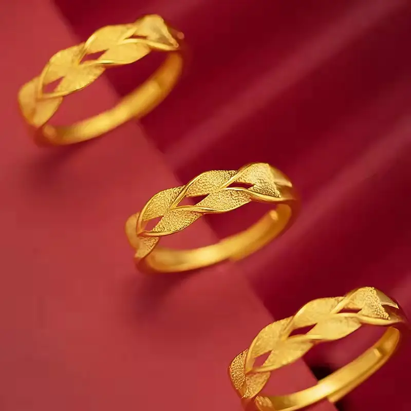 Vietnam Gold Wheat Design Ring for Women — feature 4