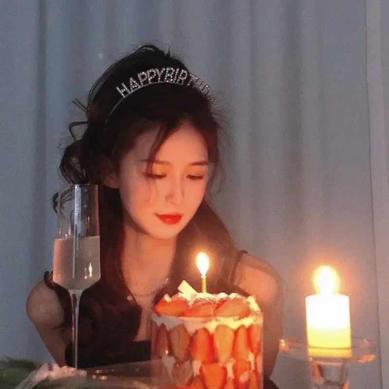 Happy Birthday Hairband Fairy Style Gold Plated — feature 4